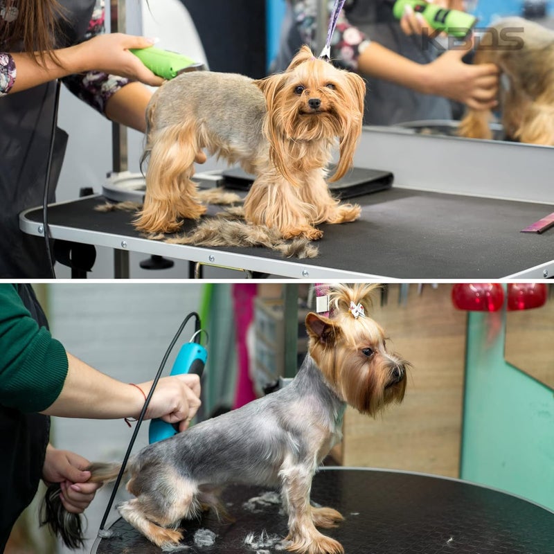 KBDS Detachable Pet Dog Grooming Ceramic Clipper Blades,Compatible with Most Andis,Oster A5/A6,Wahl KM Series Clippers,Size 5FC 1/4'' Inch 6.4mm Cut Length, 5F Blade - Image 4